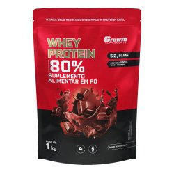 Whey Protein Growth Concentrado Chocolate 1kg