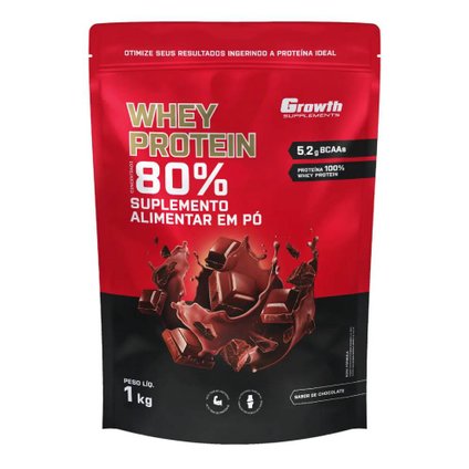 WHEY PROTEIN GROWTH CONCENTRADO CHOCOLATE 1KG