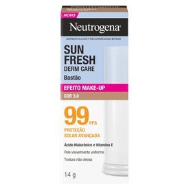 PROTETOR SOLAR FACIAL NEUTROGENA SUN FRESH DERM CARE STICK COR 3.0 FPS99 40G