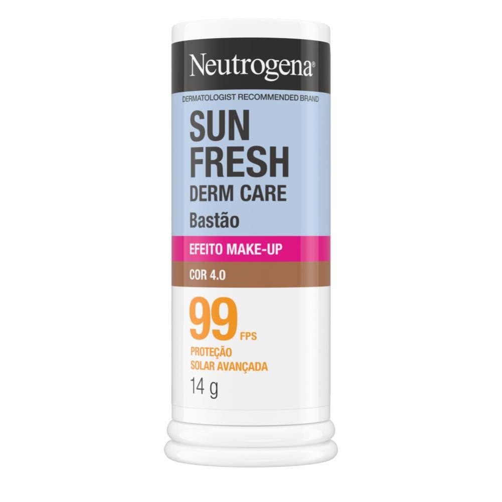 Protetor Solar Facial Neutrogena Sun Fresh Derm Care Stick Cor 4.0 Fps99 40g