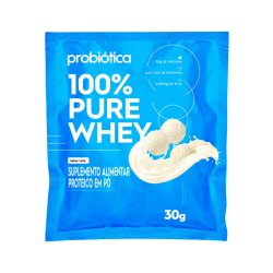 Whey Protein Probiótica 100% Pure Leite 30g