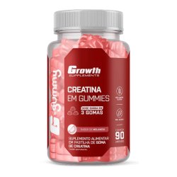Creatina Growth Melancia Gummy 90 Unidades