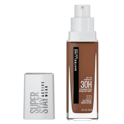 BASE LONGA DURAÇÃO MAYBELLINE NY SUPERSTAY ACTIVE WEAR 30H - 370 DEEP BRONZE 30ML