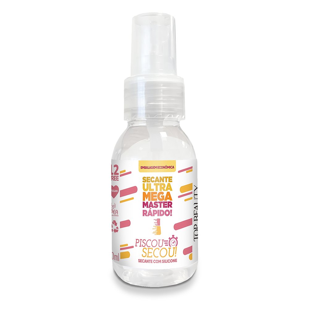 Spray Secante De Esmalte Top Beauty Piscou Secou 60ml