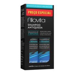 Kit Shampoo Allovita Antiqueda 2 Unidades 200ml Cada