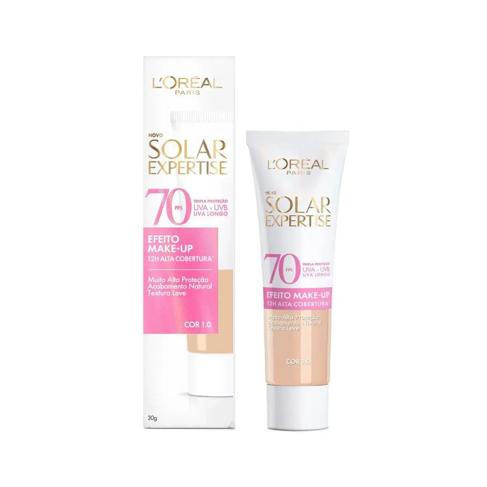 Protetor Solar Facial Loréal Solar Expertise Make-up 1.0 Fps70 30g