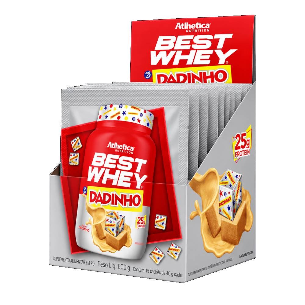 Whey Protein Atlhetica Nutrition Best Whey Dadinho 15x40g