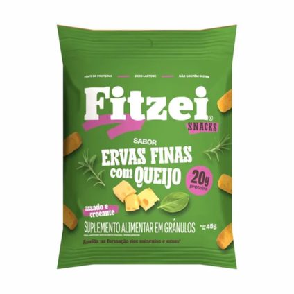 SNACK PROTEICO FITZEI ERVAS FINAS COM QUEIJO 45G