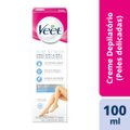 CREME DEPILATÓRIO VEET PURE E FRESH PARA PELES DELICADAS 100ML