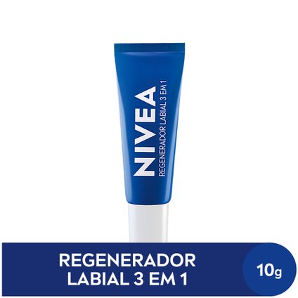 HIDRATANTE LABIAL REGENERADOR NIVEA 3 EM 1 10G