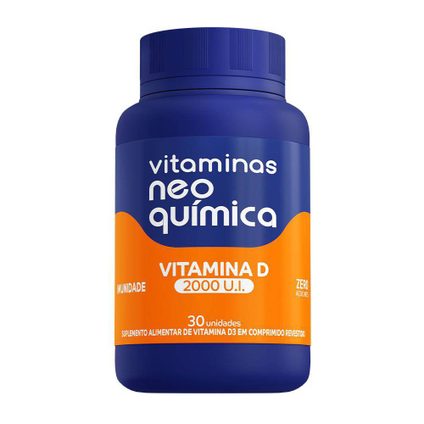 VITAMINA D 2.000UI NEO QUÍMICA 30 COMPRIMIDOS
