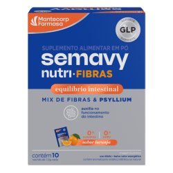 Suplemento Alimentar Semavy Nutri Fibras Laranja 10 Unidades