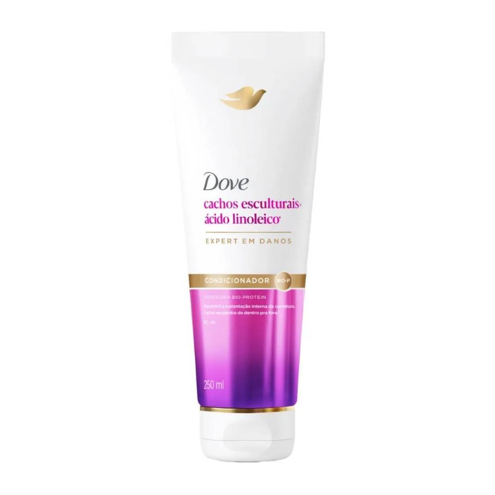 Condicionador Dove Cachos Esculturais + Ácido Linoleico 250ml