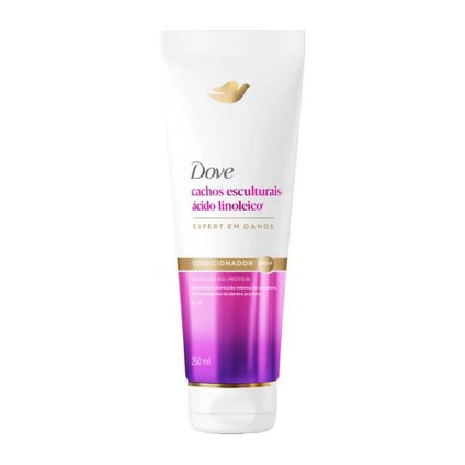 CONDICIONADOR DOVE CACHOS ESCULTURAIS + ÁCIDO LINOLEICO 250ML