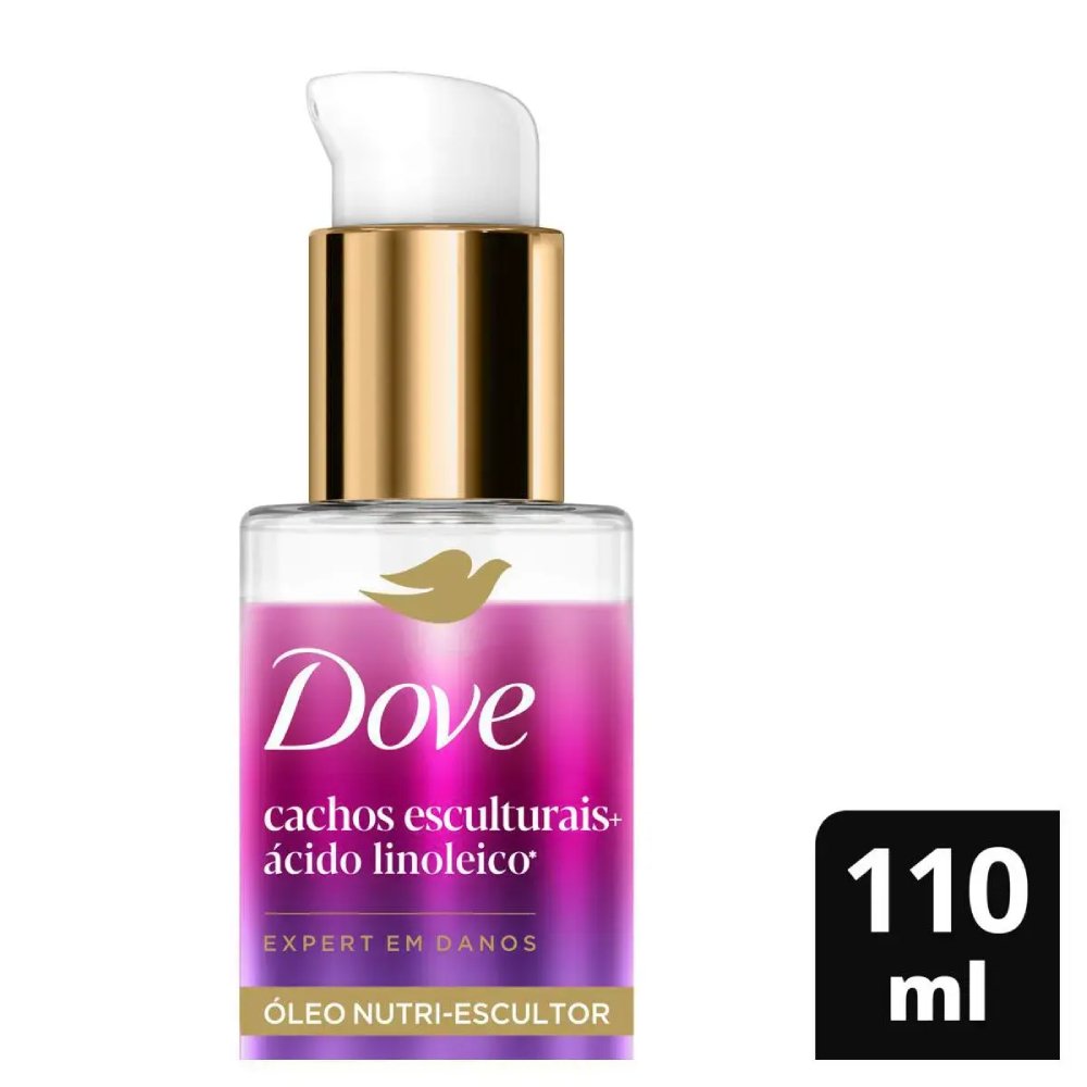 Óleo Capilar Dove Cachos Esculturais + Ácido Linoleico 110ml