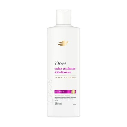 SHAMPOO DOVE CACHOS ESCULTURAIS + ÁCIDO LINOLEICO 350ML