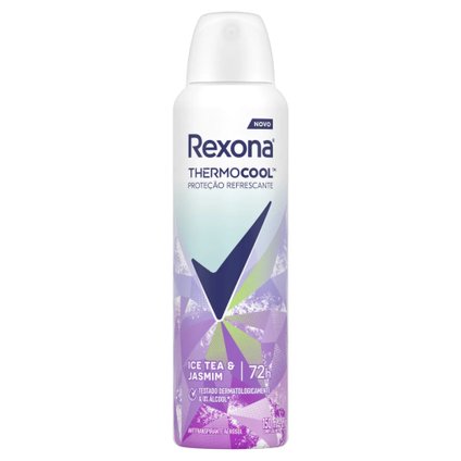DESODORANTE AEROSOL REXONA THERMOCOOL ICE TEA E JASMIM 150ML