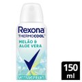 DESODORANTE AEROSOL REXONA THERMOCOOL MELÃO E ALOE VERA 150ML