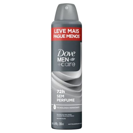 DESODORANTE AEROSOL DOVE MEN+CARE SEM PERFUME 250ML