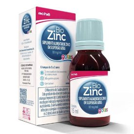 SUPLEMENTO ALIMENTAR INFANTIL BIOZINC ZINCO 10MG/ML GOTAS 15ML