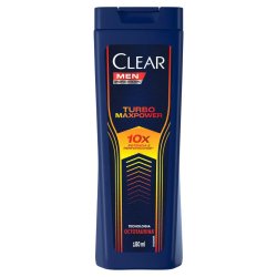 Shampoo Anticaspa Clear Men Turbo Maxpower 180ml