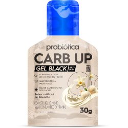 Gel Energético De Carboidrato Probiotica Carb-up Baunilha Com Cafeína 30g