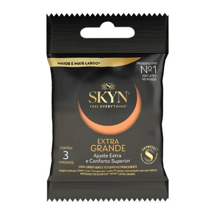 PRESERVATIVO BLOWTEX SKYN KING ELITE EXTRA GRANDE 3 UNIDADES