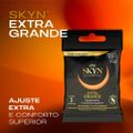 PRESERVATIVO BLOWTEX SKYN KING ELITE EXTRA GRANDE 3 UNIDADES