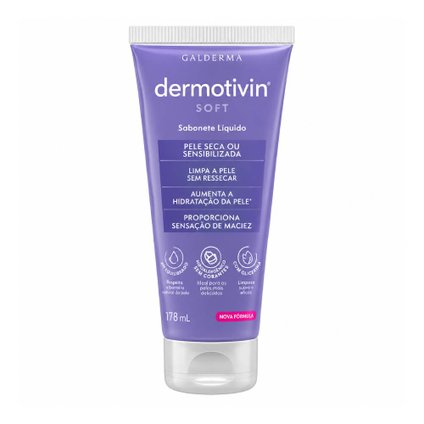 SABONETE LÍQUIDO FACIAL DERMOTIVIN SOFT 178ML