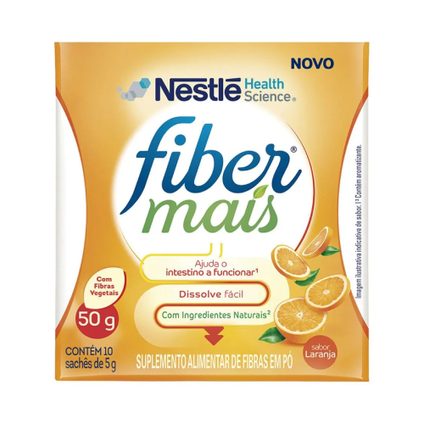 FIBER MAIS SACHET LARANJA 50G