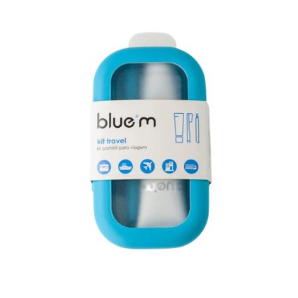 KIT VIAGEM BLUEM ESCOVA DENTAL + CREME DENTAL 15ML