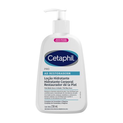 LOÇÃO HIDRATANTE CORPORAL CETAPHIL PRO AD RESTORADERM 236ML