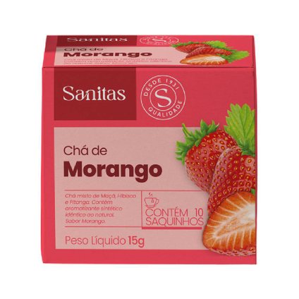 CHÁ SANITAS MORANGO 15G