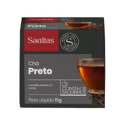 CHÁ SANITAS PRETO 15G