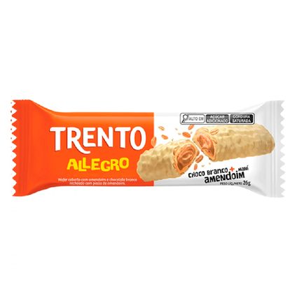 CHOCOLATE TRENTO SPECIALE BRANCO COM AMENDOIM 26G