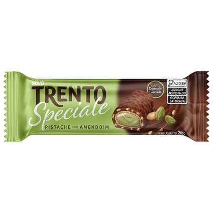 CHOCOLATE TRENTO SPECIALE PISTACHE COM AMENDOIM 26G