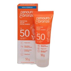 Protetor Solar Facial Cenoura E Bronze Fps50 50g