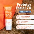PROTETOR SOLAR FACIAL CENOURA E BRONZE FPS70 50G