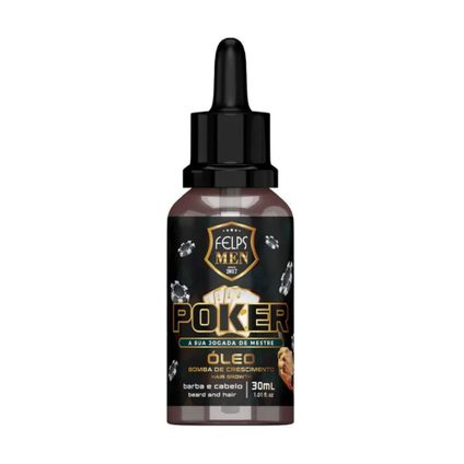 ÓLEO CAPILAR FELPS MEN POKER CRESCIMENTO 30ML