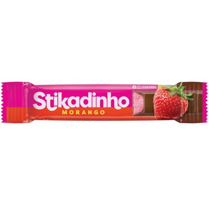 CHOCOLATE STIKADINHO MORANGO 12,3G