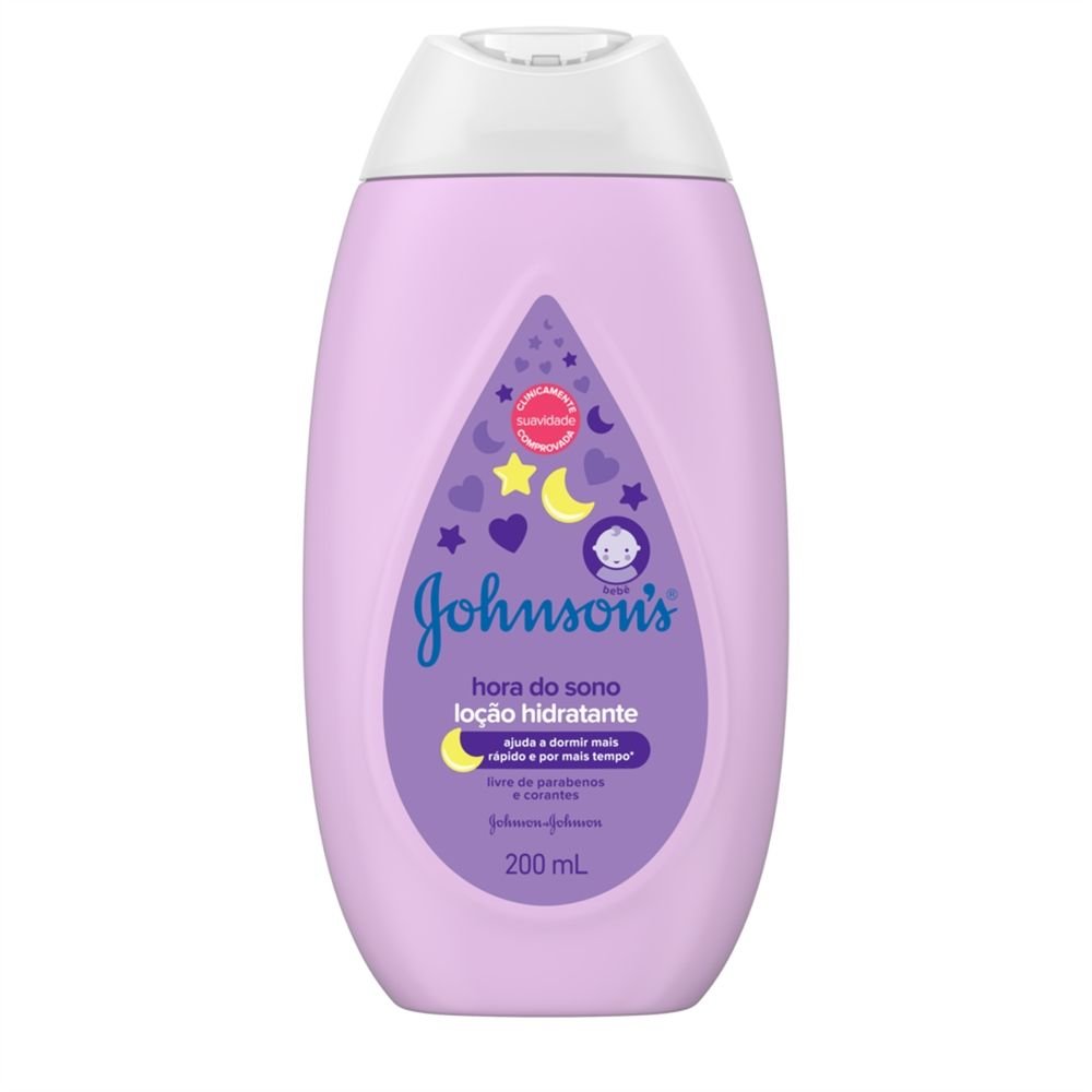 LOÇÃO HIDRATANTE RELAXANTE PARA USO DIÁRIO JOHNSON'S BABY HORA DO SONO 200ML