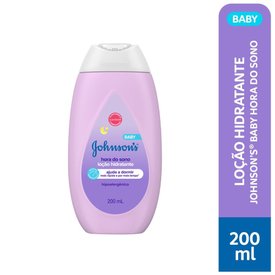LOÇÃO HIDRATANTE RELAXANTE PARA USO DIÁRIO JOHNSON'S BABY HORA DO SONO 200ML
