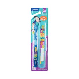 ESCOVA DENTAL INFANTIL PANVEL ORAL ESCOLAR SHOW DE LUNA AZUL +3 ANOS - 1 UNIDADE