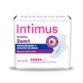 ABSORVENTE EXTERNO INTIMUS 2 EM 1 NOTURNO COM ABAS - 8 UNIDADES