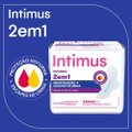 ABSORVENTE EXTERNO INTIMUS 2 EM 1 NOTURNO COM ABAS - 8 UNIDADES