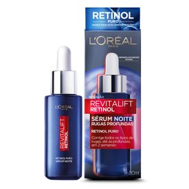 SÉRUM FACIAL NOTURNO ANTI-IDADE L'ORÉAL PARIS REVITALIFT RETINOL PURO 30ML