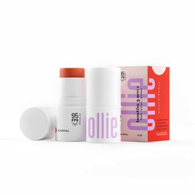 BASTÃO OLLIE 3EM1 BLUSH BATOM E SOMBRA CORAL FPS95 4,5G