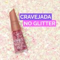 ESMALTE RISQUÉ LIVRE PARA BRILHAR GLITTER ROSA CRAVEJADA 8ML