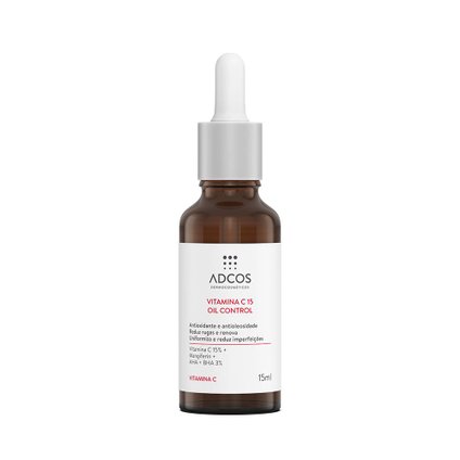 SÉRUM FACIAL ANTIOXIDANTE ADCOS VITAMINA C 15 OIL CONTROL 15ML