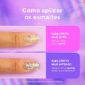 ESMALTE RISQUÉ LIVRE PARA BRILHAR GLITTER AZUL DE PAETÊ NA AVENIDA 8ML